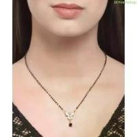 ราคา COD mangalsutra Indian chain nepali pote Traditional Necklaceสร้อยคอแบบอินเดีย Mangalsutra สไตล์เนปาล Pote แบบดั้งเดิม (1732029327688041475)