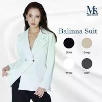 ราคา Miss Office เสื้อสูทปกเทเลอร์ กระดุม 2 เม็ด มีกระเป๋า (MB-038) (1731722359172860181)