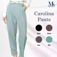 ราคา Miss office กางเกงทรงกระบอกเล็กแต่งจีบซิปหน้า (Carolina Pants) (MP-138) (1731724411989165333)