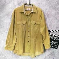 ราคา ผ้ามือสอง เสื้อเชิ้ตแขนยาวผ้าลูกฟูก Outdoor สีจริงออกเหลืองสว่างกว่าในรูป สินค้าแนะนำ (1732168402765710623)