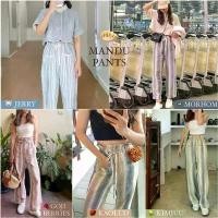 ราคา janunstudio - MANDU PANTS 5 ลาย (กางเกงเกี๊ยวมันดู กางเกงขายาวผู้หญิง ผ้าพื้นเมือง ตัดเย็บโดยชุมชนชาวบ้าน) คําแนะนําผลิตภัณฑ์ใหม่ของเดือนนี้ (1732146237960062145)