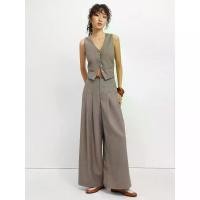 ราคา [Pomelo] กางเกงขายาวแต่งพลีท / Pleated Pants (1732180077397772379)