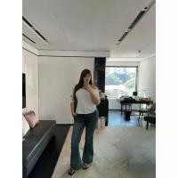 ราคา CiCi Plus+ (717) กางเกงยีนส์ยาวขาม้า ผ้ายีนส์ยืดเข้ารูป ทรงสวย สียีนส์เข้มฟอก ใส่แบบคนเท่ สไตล์สาวพลัสไซส์ กางเกงผู้หญิง Women's Pants (1731197644312577616)