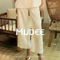 ราคา กางเกงขายาวซิปหน้า ผ้าลินิน 100% Wide-Leg Long Pants (1731338869769012329)