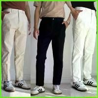 ราคา postmatshop ปัจจุบัน Haward Chino pants กางเกงขากระบอกเล็กผ้าชิโนเอวสม็อค ผู้ชาย ครีม Clothing Man (1730313754802555648)