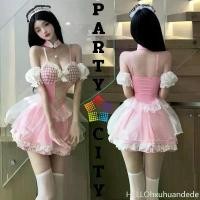 ราคา PARTY CITY ชุดคอสเพลย์ ชุดเมด ชุดแม่บ้าน ที่คาดผม ปลอกคอ พร้อมจัดส่ง PC-608 ขายร้อน (1731871827034867280)