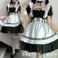 ราคา PARTY CITY ชุดแม่บ้าน ชุดคอสเพลย์ ชุดเมด กระโปรงเเต่งลูกไม้ขาว พร้อมจัดส่ง PC-679 บล็อกบัสเตอร์ (1731908641781220634)