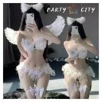 ราคา PARTY CITY ชุดคอสเพลย์ ชุดขนนก ชุดนางฟ้า ️ ปลอกคอ จีสตริง พร้อมจัดส่ง PC-1002 จัดส่งเฉพาะจุด (1731676847545877782)