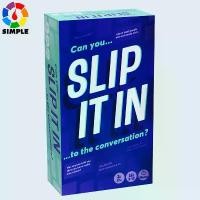 ราคา Slip It in | Quick to Learn & Play | Fun Party Game for Adults Ages 17+ | Perfect for Any Occasion (1732155496604928295)