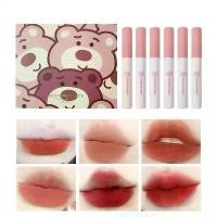 ราคา เซตลิปชุด6แท่ง ส้มอิฐแดงก่ำแดงอิฐ เนื้อแมท เนื้อกำมะหยี่ สีชัด ติดทน ลิปกลอส ลิปสติก Sensory party-8360 (1732279474028317297)
