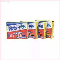 ราคา พร้อมส่ง-COD [กล่อง12แท่ง] ปากกาเคมี2หัว ตราม้า รุ่น Twin-Pen น้ำเงิน/ดำ/แดง/ และสีอื่น ปากกาไวท์บอร์ด ปากกาเคมี Marker เน้นข้อควา (1729761214246783284)