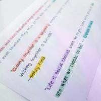 ราคา ปากกาเน้นข้อความ สีพาสเทล TEX 318 Highlighter Pastel Color แพ็ค 6 ด้าม 6 สี ปากกาเน้นข้อความ marker pen (1732292149224638840)