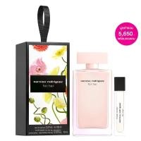 ราคา NARCISO RODRIGUEZ - For Her Spring Set23 EDP 100ml + For Her Pure musc EDP 10 ml (2 pcs.) เซ็ตน้ำหอม Peach Perfume ผู้หญิง Spray (1729768234412312963)