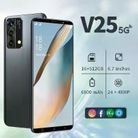 ราคา โทรศัพท์ VIVI V25 5G 6.7นิ้ว โทรศัพท์มือถือ วีดีโอสั้นเกมมือถือ รองรับ2ซิม Smartphone 4G/5G โทรศัพท์สมา แรม16GB รอม512GB โทรศัพท์ถูกๆ Android11.0 มือถือ Mobile phone โทรศัพท์สำห (1732313045371947496)