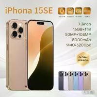 ราคา โทรศัพท์ iPhona 15SE 5G 7.3นิ้วโทรศัพท์มือถือ รองรับ2ซิม แรม16GB รอม1TB Smartphone Android13.0 4G/5G โทรศัพท์สมา 8000mAh โทรศัพท์สำห รับเล่นเกม แบตเตอรี่มีความทนทาน Mobile phone (1731999592515404917)