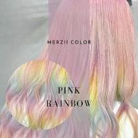 ราคา MERZii Color Pink rainbow Treatment hair color 3in1 ทรีทเม้นท์เปลี่ยนสีผม เมอซี่คัลเลอร์ สีชมพูสายรุ้ง (พื้นผมระดับ 10) (1730506567552633478)