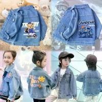 ราคา PINKแจ็คเก็ตยีนส์เด็กแขนยาว เสื้อคลุมยีนส์เด็กผู้หญิง เด็กผู้ชาย ผ้ายีนส์นิ่มใส่สบาย คลังสินค้า (1731737771718837681)