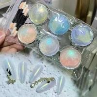 ราคา 6 สี โทนนีออน ออโรร่า Moon light powder ผงขัดมุก / ผงขัดมุกแบบเงา (พรีเมี่ยม) (1731158457012554680)