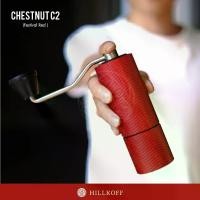 ราคา Hillkoff : เครื่องบดมือหมุน TimeMore Chestnut C2 small Grinder สี Festival Red (1729498687188536247)