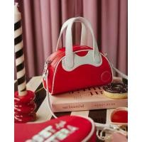 ราคา Kloset & Etcetera Red Love Bowling Bag (1730570123839244784)