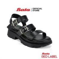 ราคา Bata บาจา Red Label รองเท้ารัดส้น สูง 1 นิ้ว สำหรับผู้หญิง รุ่น 323LEE02 สีดำ 5606429 สีเบจ 5603429 (1730854072776821402)