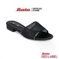 ราคา Bata บาจา Red Label รองเท้าแฟชั่นแบบสวม ส้นสูง 1 นิ้ว สำหรับผู้หญิง รุ่น Q4Capsule_HINDY สีดำ รหัส 5606665 (1731752170839968410)