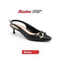 ราคา Bata บาจา Red label รองเท้าส้นสูงแบบรัดส้น รองเท้าใส่ออกงาน สูง 1 นิ้ว สำหรับผู้หญิง รุ่น สีดำ 6606321 / สีเบจ 6608321 (1729596592418687642)
