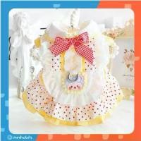 ราคา จัดส่งถึงบ้าน [ พร้อมส่ง] ชุดกระโปรงแมว ลายจุด Dorothy Red Dot Dress ชุดหมา แมว ชุดสุนัข (1731972143405696699)