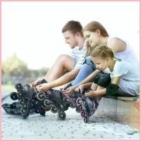 ราคา ส่งฟรี! Inline skate โรลเลอร์เบลด ผู้ใหญ่ รองเท้าสเก็ต M=34-37 L=38-41 XL=42-45 Blue/Red/Black (1729693087714151078)