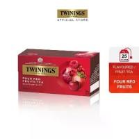 ราคา ทไวนิงส์ ชาแต่งกลิ่น โฟร์ เรด ฟรุ้ต ชนิดซอง 2 กรัม แพ็ค 25 ซอง Twinings Four Red Fruits Flavoured Tea 2 g. Pack 25 Tea B (1730312684524243739)