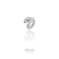 ราคา ส่วนลดราคาถูกข้อเสนอ SWAN - Snake Ring (L) แหวนเงินแท้ ดีไซน์งู ฝังเพชรคิวบิคเซอร์โคเนีย cubic zirconia (1732014226922571223)