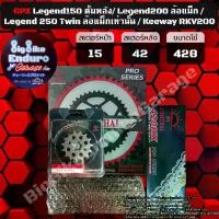 ราคา [พร้อมส่ง] โซ่สเตอร์ลิง X-ring GPX legend150 Gundam ด้านหลัง GPX legend200 Keeway rkv200 (สเปค 428)-jomthai (1731734649233376447)
