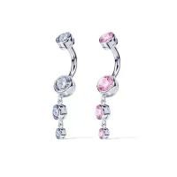 ราคา Piercingroom by Jay จิวสะดือสำหรับผิวแพ้ง่าย 3 Bazel Dangle Belly Ring จิวสะดือเพชรตุ้งติ้ง เงินแท้ (ราคาต่อชิ้น) (1731238370726021042)