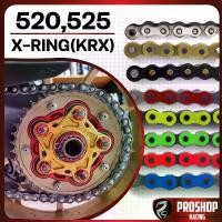 ราคา โซ่ RK 520,525 X-Ring ยาว 120 ข้อ มี 8 สี KRX (1729655071220140616)