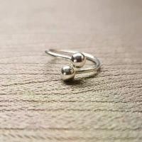 ราคา ข้อเสนอจํากัดเวลา Double dot silver ring แหวนเงินแท้ แหวนนิ้วเท้า แหวนนิ้วก้อย (1732135238901467072)