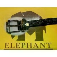 ราคา เข็มขัดหนังจระเข้ดำขนาดกว้าง1.2นิ้วยาว44-46นิ้วแบรนด์Elephant (Hot sale) (1731947468968527573)
