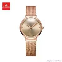 ราคา Jongmanbeautyshop1 （Hot sale） Julius นาฬิกาข้อมือผู้หญิง JA426L หน้าปัดกลมกระจกนู้น ดีไซน์เรียบ แมทช์ง่ายได้ทุกลุค (1731265738866591586)