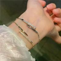 ราคา กำไลข้อมือ ชุบทองคำขาว งานพรีเมี่ยม กำไลข้อมือสายรูด (Hot sale) (1731948263010240504)