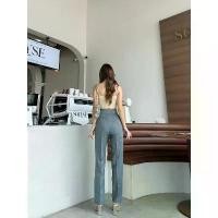 ราคา SALE!! SL50 กางเกงเอวสูงขากระบอกเล็กพร้อมส่ง สินค้าแนะนำ (1732169940737361145)