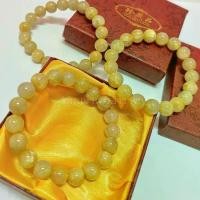 ราคา กำไลหิน ไหมทองแท้ 10มิล ฟรีไซส์ เกรดAA สวยทุกเม็ด ไหมแน่น Sale 599฿ แถมกล่องใส่ (1730796890999130195)