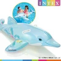 ราคา woyards INTEX ห่วงยางปลาโลมาเป่าลม แพยางเป่าลมรูปปลาโลมา Stingray Ride-On สีฟ้า ลิขสิทธิ์แท้ (Hot sale) (1731218592160712396)