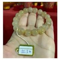 ราคา กำไลหินไหมทองเกรดชั่งกรัมขนาด11.1มิลยกวงตามภาพได้เส้นในภาพไหมจะงอกขึ้นเองตามธรรมชาติ （Hot sale） (1731656253600597139)