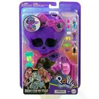 ราคา Polly Pocket Monster High Compact With 3 Micro Dolls & 10 Accessories, Opens To High School ของแท้ (1730173894523390180)