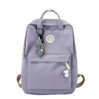 ราคา [พร้อมส่ง] Backpack school minimal กระเป๋าเป้มินิมอล เป้นักเรียน กระเป๋าอเนกประสงค์ ผ้าไนลอน จุของได้เยอะ พร้อมส่ง 5สี (1731329435229062772)