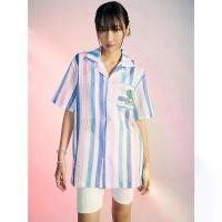 ราคา Pomelo | Smiley® เสื้อเชิ้ตลายทาง / Pomelo | Smiley® Striped Shirt (1729604284195047515)