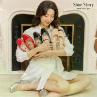 ราคา Shoe Story รองเท้าส้นบล็อก Mary Jane Mid Heels (1730024744753662099)