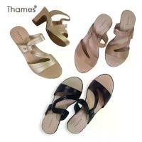 ราคา Thames รองเท้าส้นสูง รองเท้าส้นหนา Shoes-TH41004 สวัสดิการสด (1732146637243778442)