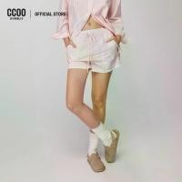 ราคา CC DOUBLE O กางเกงขาสั้นเอวยางยืดแต่งขอบลูกไม้ ผู้หญิง LACE TRIM SHORTS รุ่น C5WAWBSH50 (AW25#P3) (1731820908063786750)