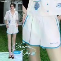 ราคา FLAT2112 FF1071 : CHARM SKY SHORTS กางเกงขาสั้น ชุดผู้หญิง แฟชั่นผู้หญิง (1731521229123388985)
