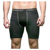 ราคา PRO COMBAT กางเกงรัดกล้ามเนื้อ กางเกงออกกำลังกายขาสั้น Compression Shorts (1731618542860928571)